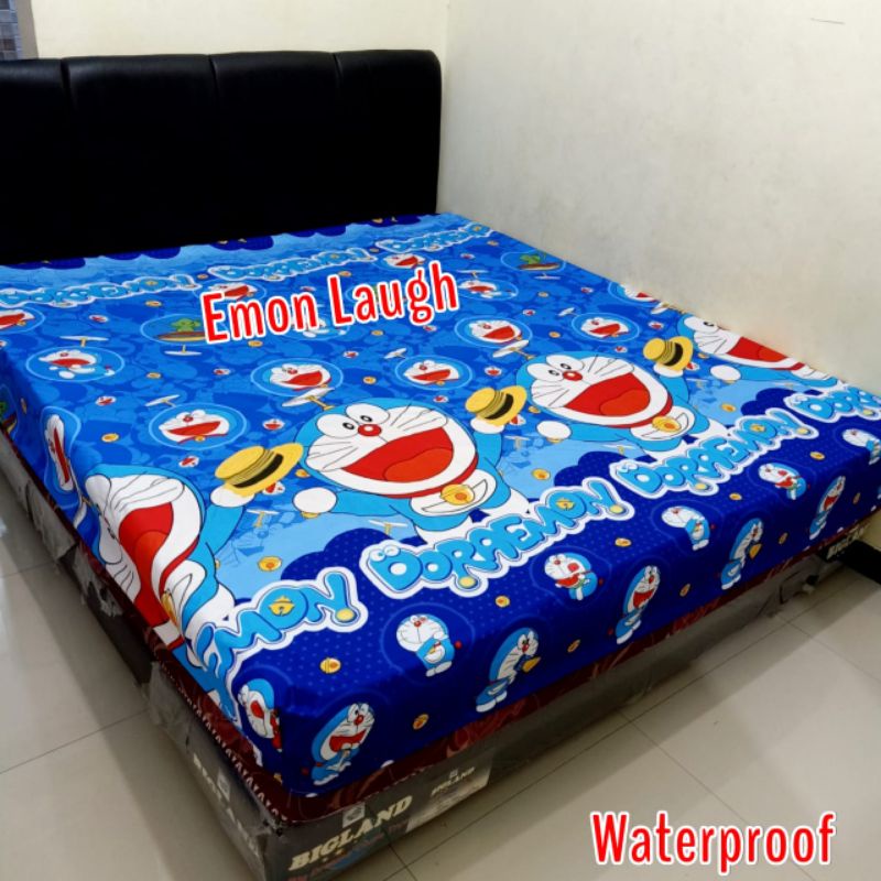 Sprei waterproof (anti air) motif bisa COD-Emon Laugh