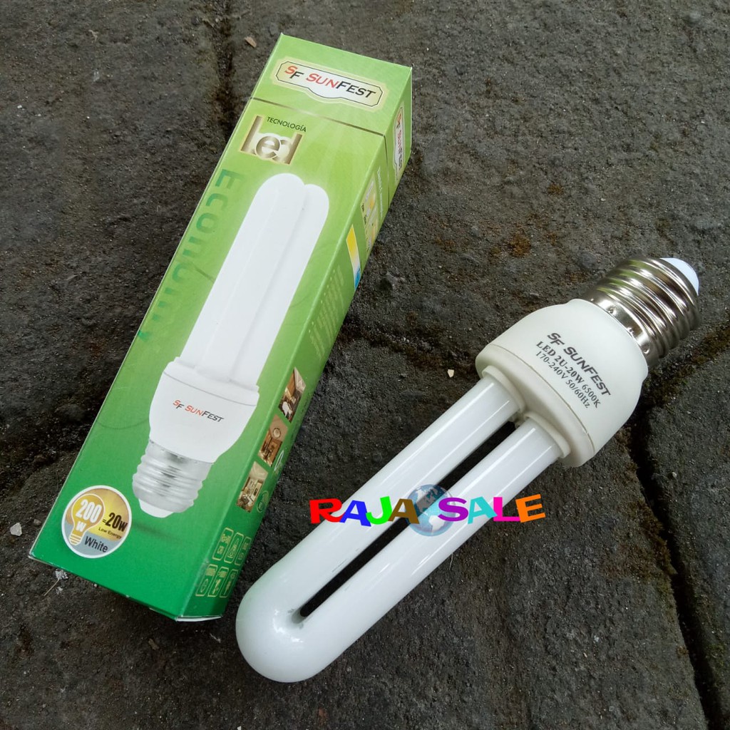 Lampu PLC Sunfest Led 20w Super Terang Best Quality 20 watt White