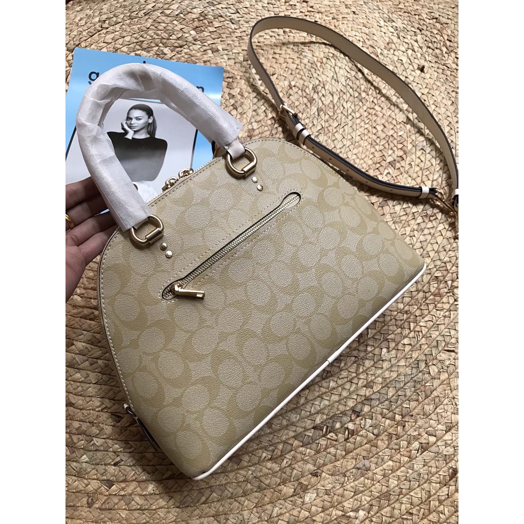 （Shopee Live）2558-13 2558 coach women Medium Shell Bag Shoulder Bag hand bag bkb