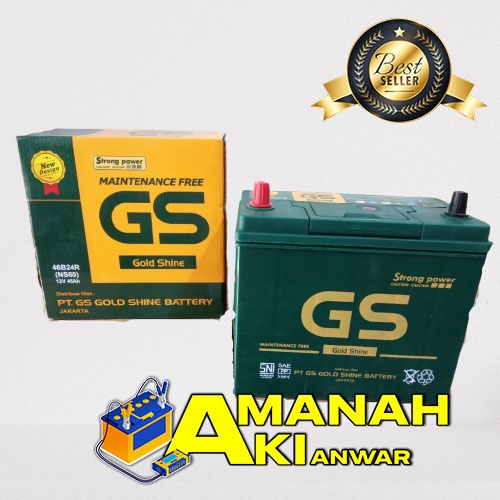 Aki Mobil Merk NS60 GS ASTRA ORIGINAL MF / AKI KERING / vanza, Xenia, Rush, Carry Pick Up