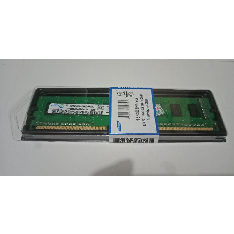 RAM DDR3 8GB PC3 10600 (1333Mhz) ORIGINAL SAMSUNG