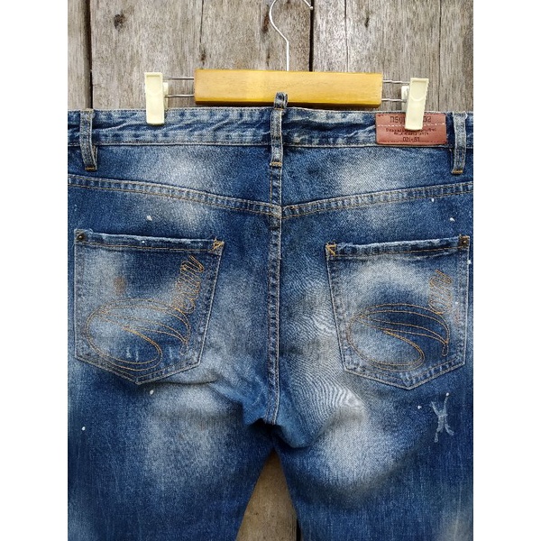 dsquared2 ripped jeans slim fit acid size 36 second original