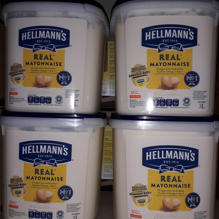 

MAYONAISE HELLMAN 3L HELLMANS REAL MAYONAISE 3L