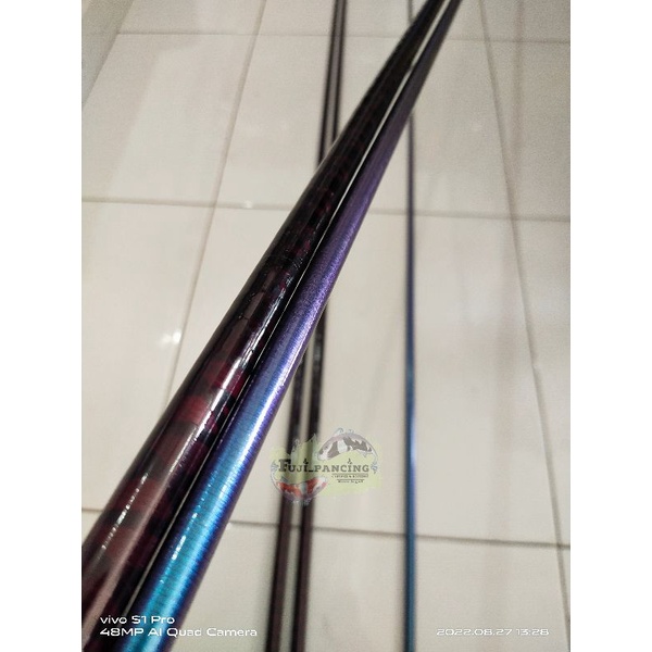 Blank pucukan carbon shimano (ASLI) 2 mater    -Free packing pake pipa PVC dan dibungkus rapih-