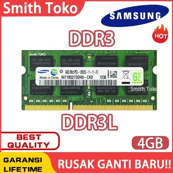 Ram Laptop Samsung Ddr3L 4Gb Ddr3 4Gb Ddr3 8Gb Ddr3L 8Gb Ddr3 2Gb Ram Terbaru