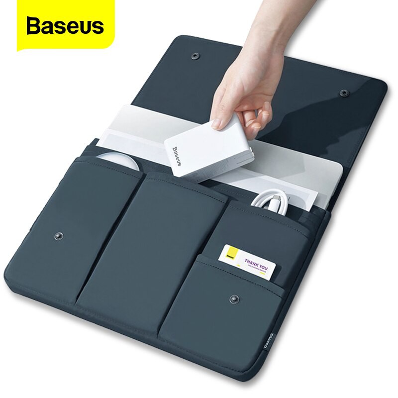 Baseus Tas Laptop Case untuk Macbook Air Pro 13 14 15 15.6