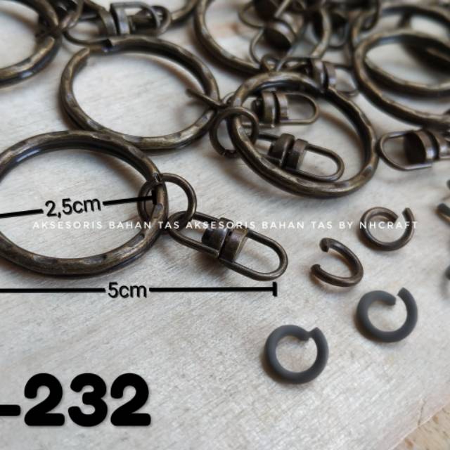 Ring gantungan kunci atg tebal