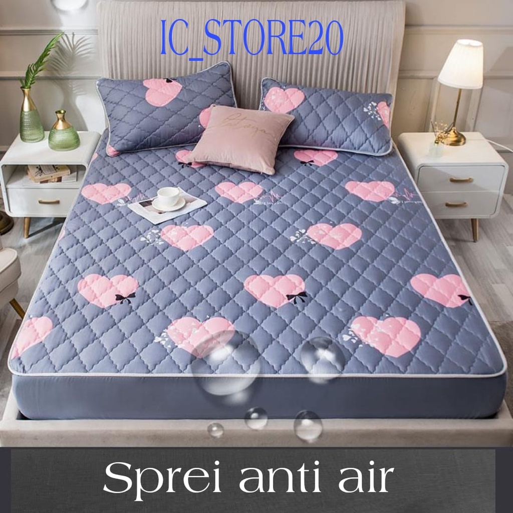 Sprei Waterproof / Sprei Protector bermotif / Sprei anti air ukuran 180x200CM dan 120x200CM