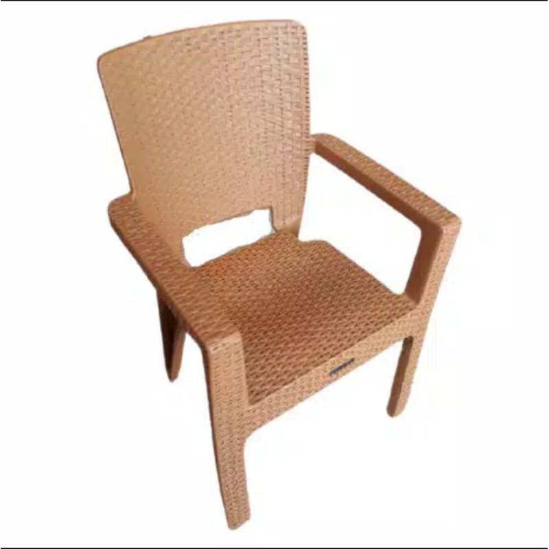 kursi plastik sandaran napoly rotan krs8r3