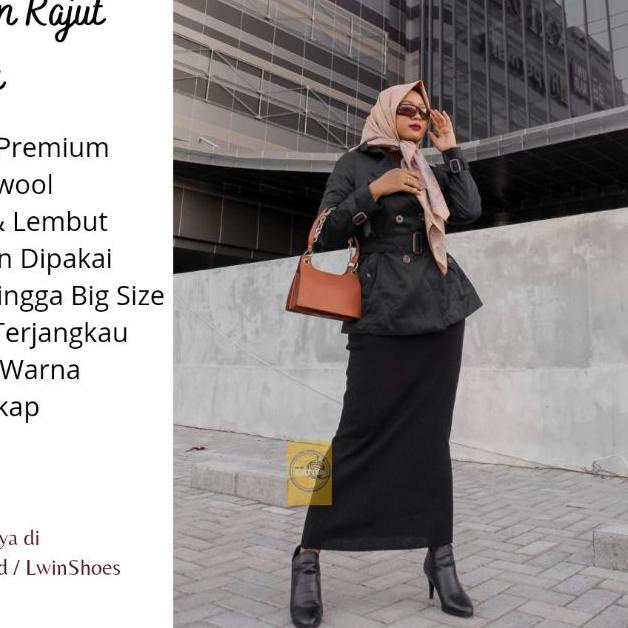 ✶ ROK SPAN RAJUT PREMIUM TEBAL KNIT KNITTED RAJUTAN SPAN ROK CARDIGAN ROK PANJANG WANITA /Rok span p