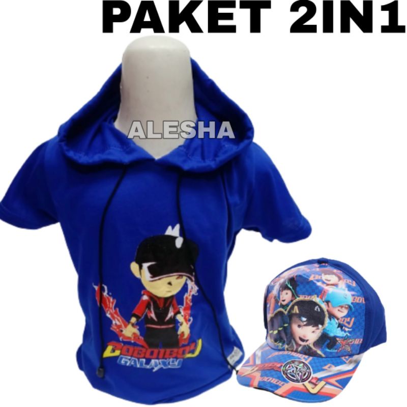 Baju anak laki laki Boboiboy Baju anak laki-laki karakter Hoodie anak laki laki - baju anak Baju kaos Boboi boy