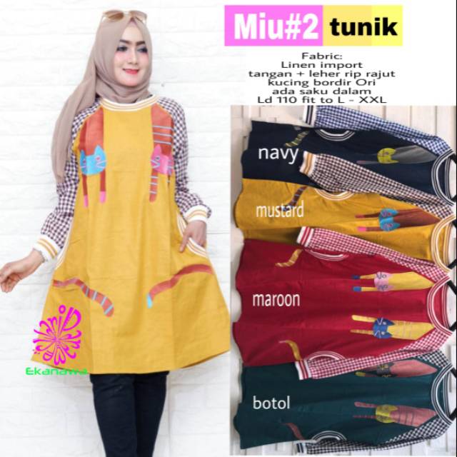 Miu tunik linen