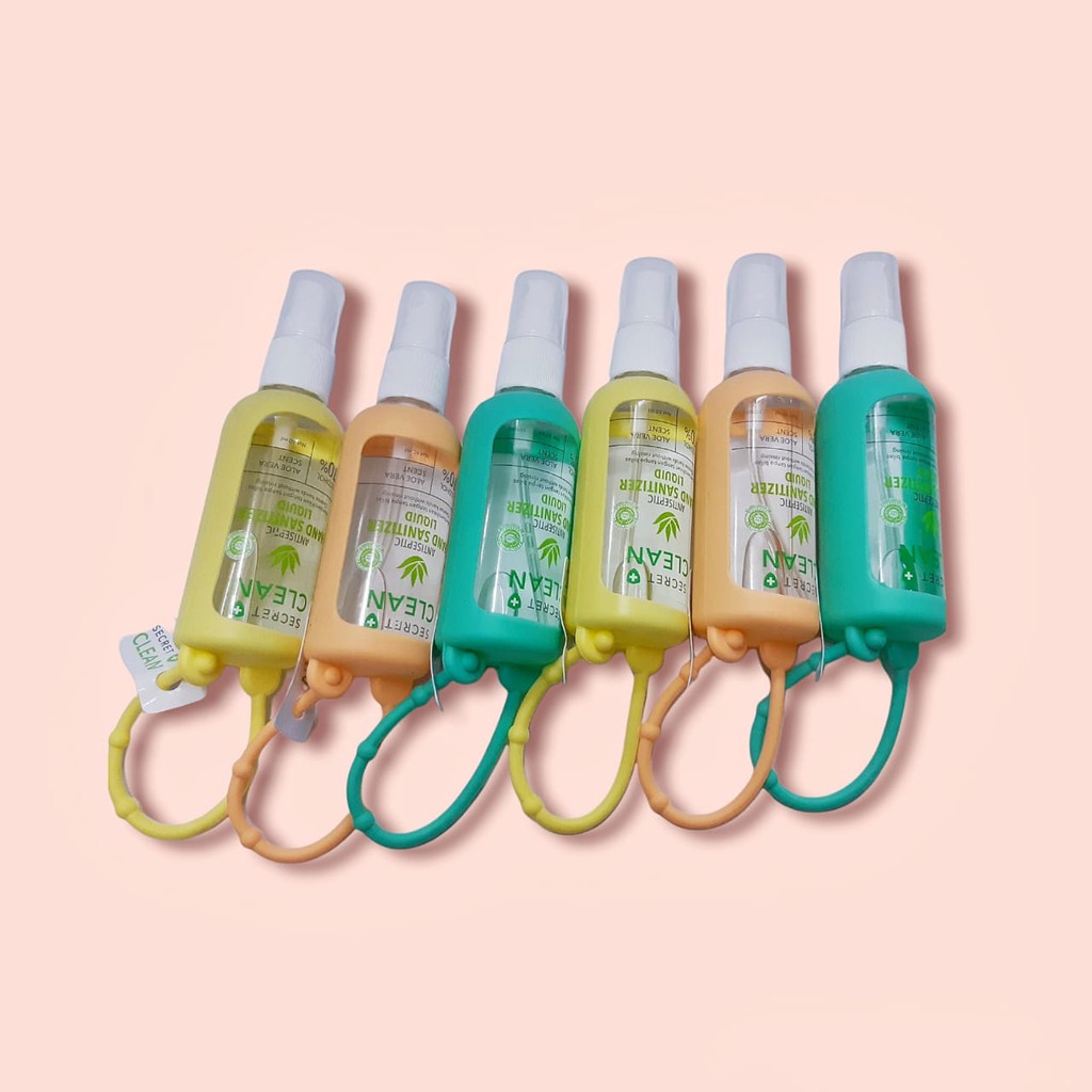 Hand Sanitizer Gantung Secret Clean Hand Sanitizer Spray Gantung 60ml