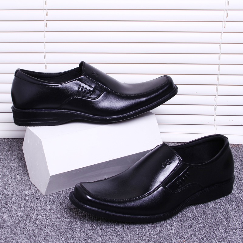 Sepatu Pria Formal Pantofel Bertali dan Tanpa Tali Slip On Warna Hitam Murah Trendy Nyaman Dipakai