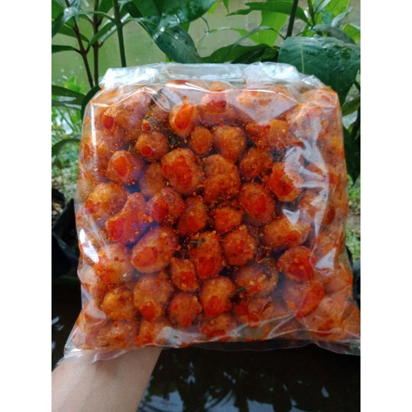 

Siomay mini kering pedas gurih daun jeruk isi 500grm