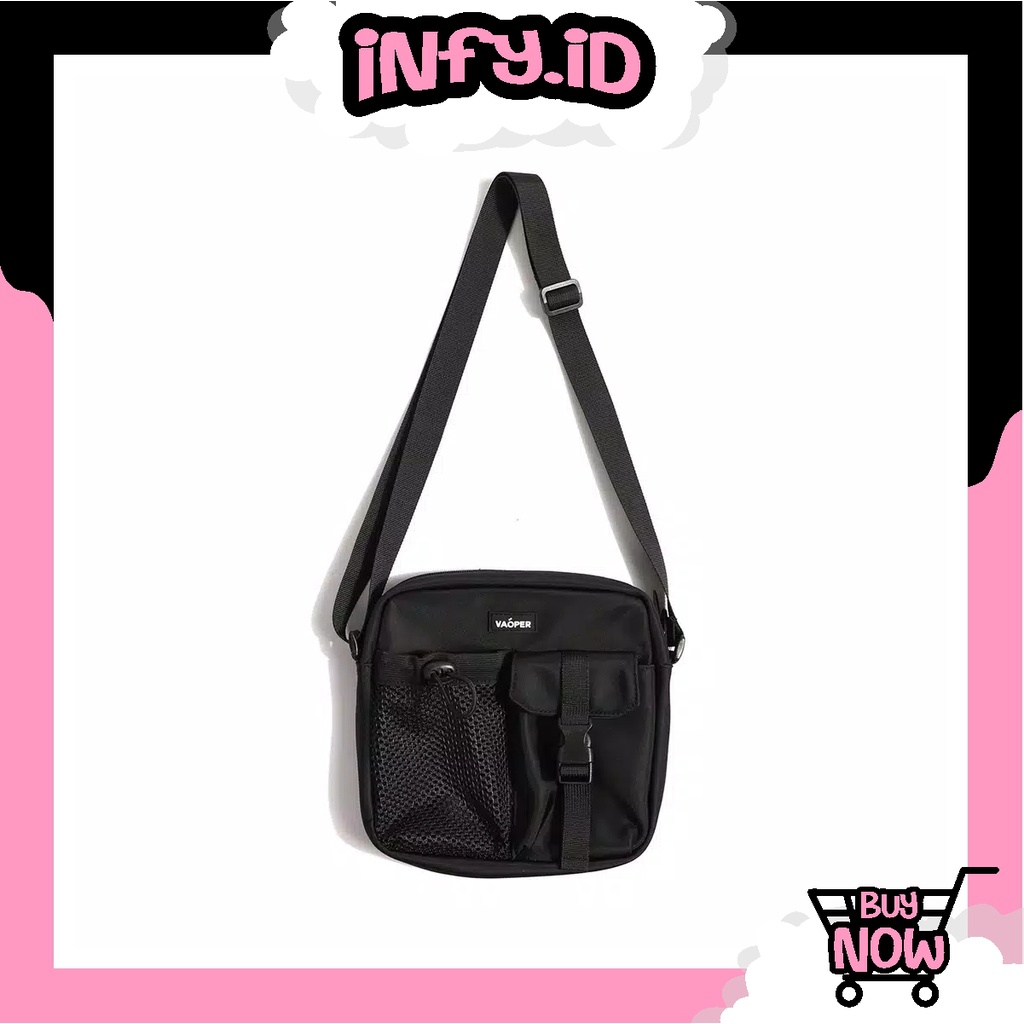 INFY - ILW001 Sling Bag Brand Korean Style Tas Selempang Perempuan Chik Unisex Terbaru NEW COD