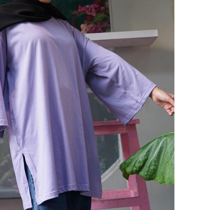 ☝ KAOS OVERSIZE WANITA POLOS / BASIC OVERSIZE TOP POLOS / TSHIRT OVERSIZE WANITA / KAOS WANITA BIG S