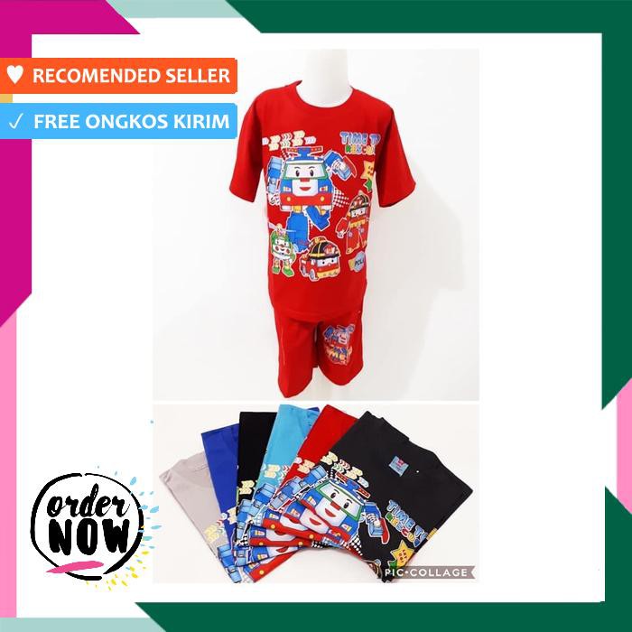 STELAN ANAK ROBOCAR POLI BAJU ANAK POLI STELAN POLI