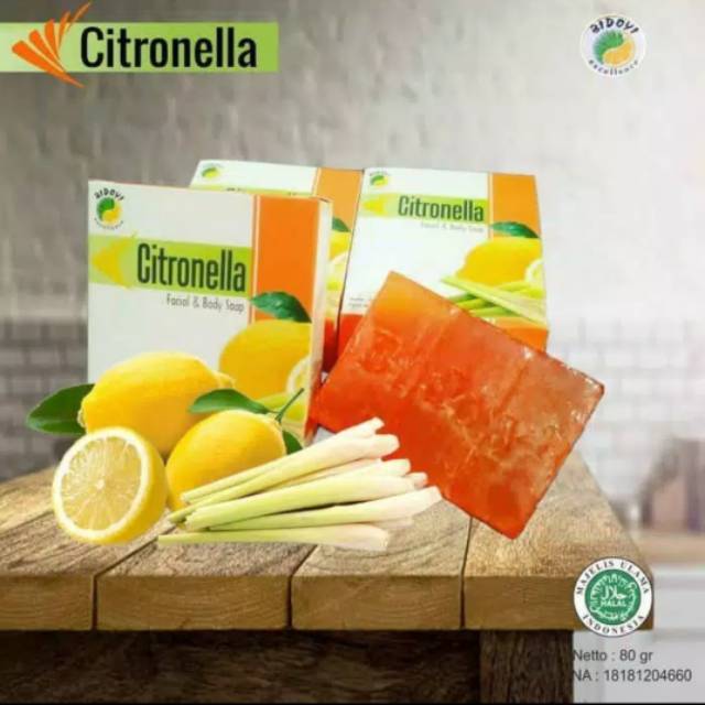 (COD) sabun citronella POM NA : 18181204660  / Sabun citronella atasai jerawat kemasan 80gr - sabun citronella - sabun citronella original