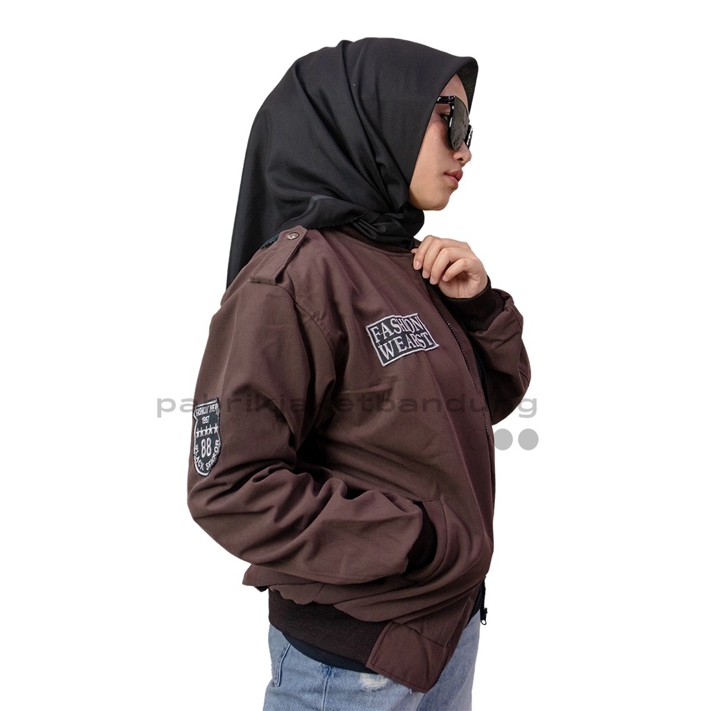 ARAGON BOMBER BROWN || Jacket Bomber Pilot || Jaket Pria Masakini