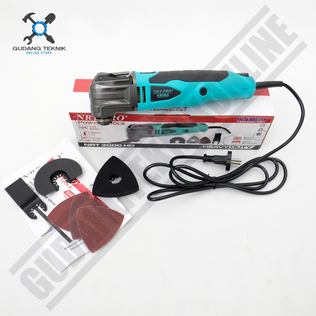 Mesin Multiguna NRT 3000 HD - Mesin Oskilasi Multi Tool Cutter Sand NRT Pro