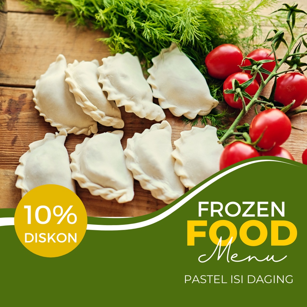 

Pastel Daging Frozen Arshaka Food isi 10 pcs