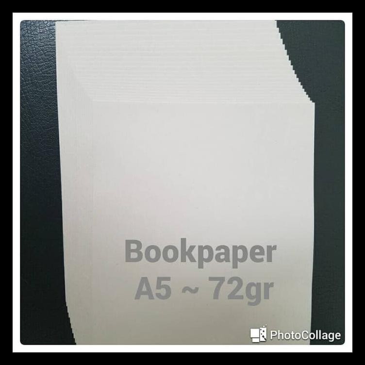 Kertas Bookpaper A5 1Rim 72 Gram 500 Lembar Book Paper Novel Special