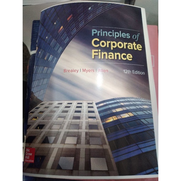 

principles of corporate finance 12th edition brealey myers