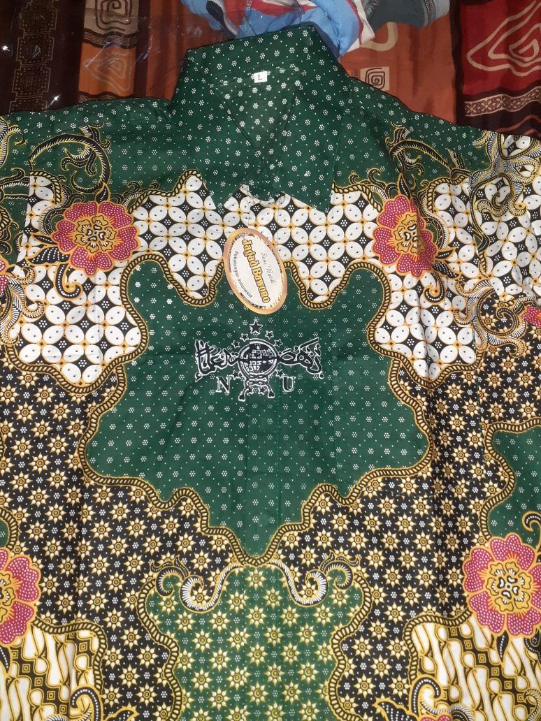Kemeja Batik Nu Motif Menuju Satu Abad Nu Mengabdi Original Terlaris