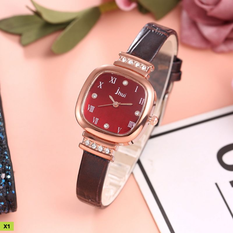 Jam Tangan Wanita Analog Jhui Berlian