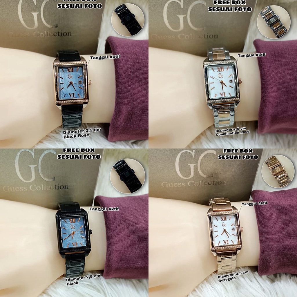 jam  tangan wanita rantaimodel persegi/jam tangan cewek mewah/Jam tangan terbaru 2022