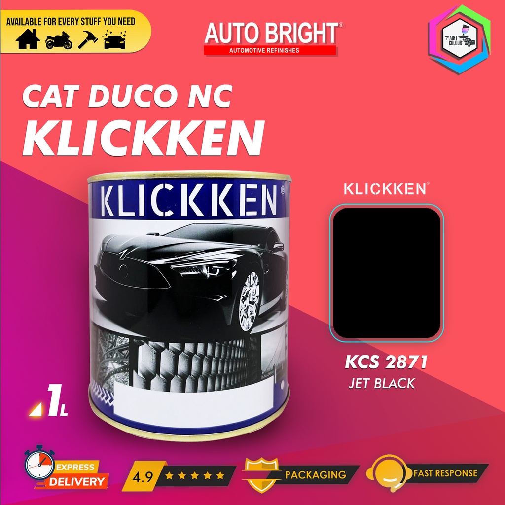 Cat Klickken Automotive Refinishes - Jet Black KCS 2871