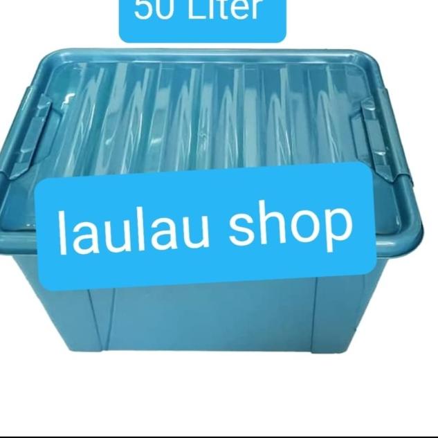 ◌ CONTAINER BOX 50 LITER CPM SHINPO / KOTAK PLASTIK PENYIMPANAN BARANG ✾