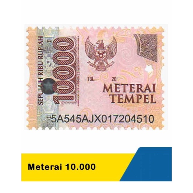 

MATERAI 10.000
