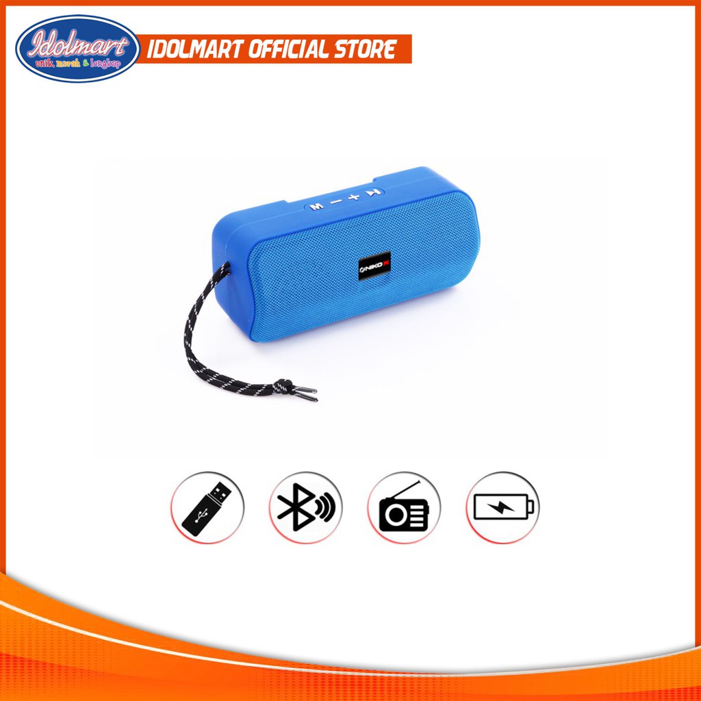 IDOLMART Speaker Bluetooth Niko JS7 / Mini Speaker Idolmart Surabaya