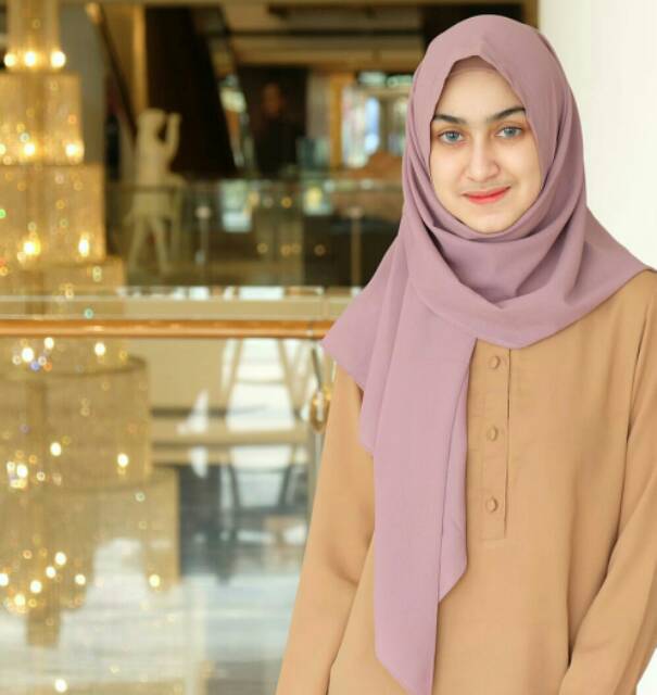 JILBAB SEGI EMPAT INSTAN DIAMOND CREPE