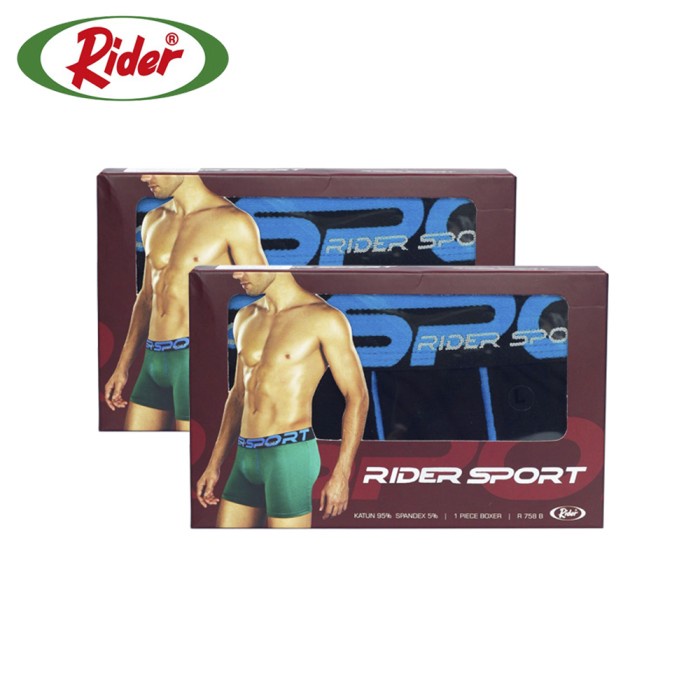 Celana Dalam Boxer Rider R758B Warna Random ( Isi 1Pc)