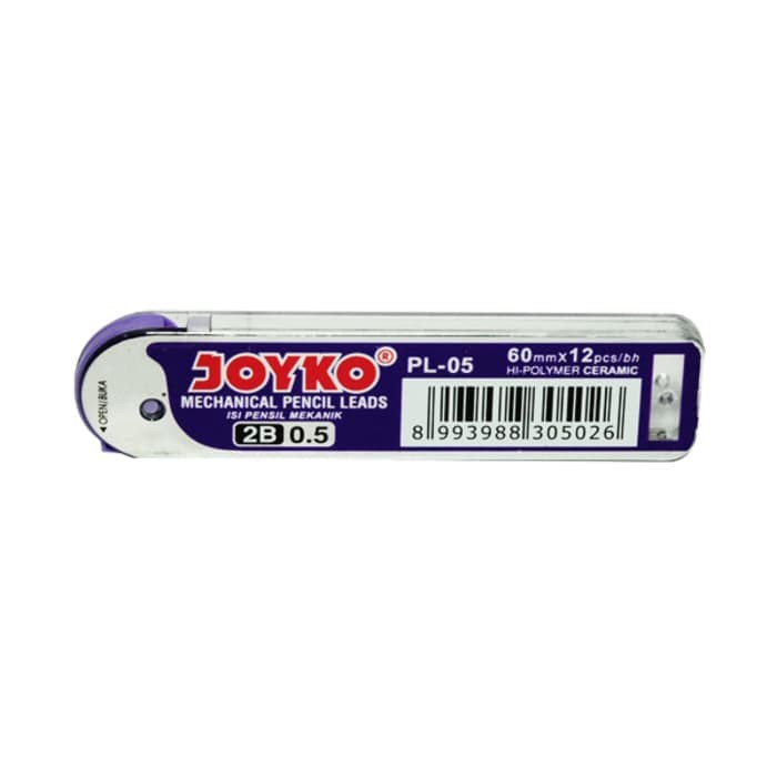 

STOK TERBATAS Isi Refill Pensil Mekanik JOYKO PL-05 2B 0.5 mm