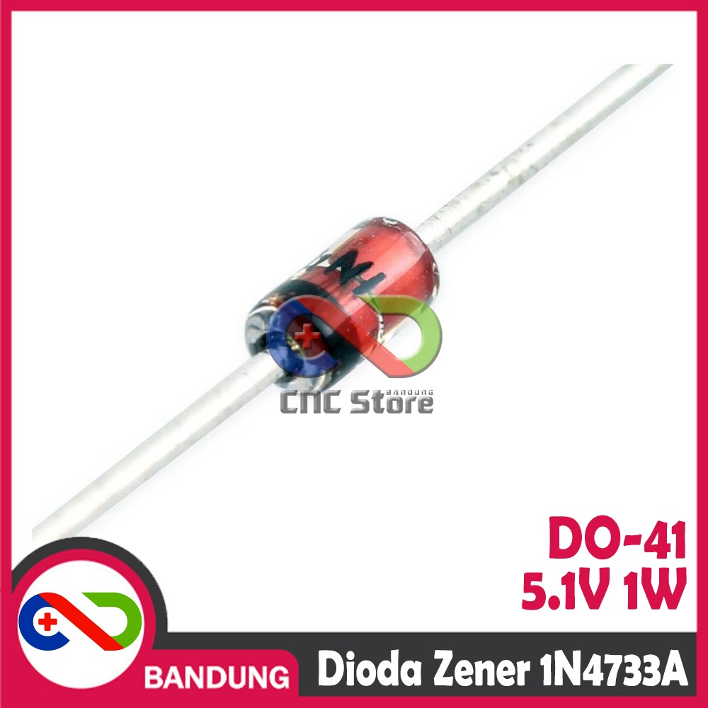 DIODA ZENER 1N4733A 1W VOLTAGE REGULATOR TUBE 5.1V DO-41
