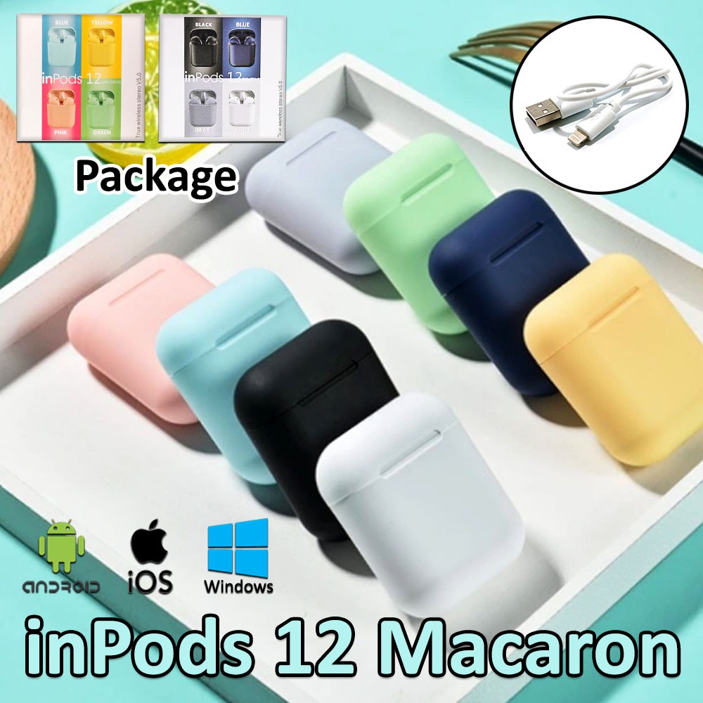 

[3pcs] GROSIR INPODS 12 MACAROON