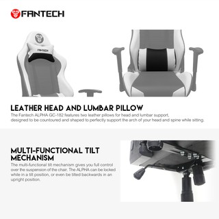  Fantech  Alpha GC 182 Gaming  Chair kursi  gaming  Shopee 