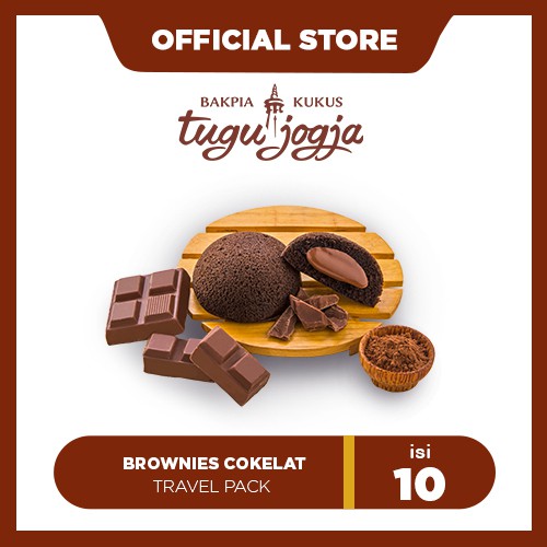 Bakpia Kukus Tugu Jogja Brownies Cokelat - Travel Pack
