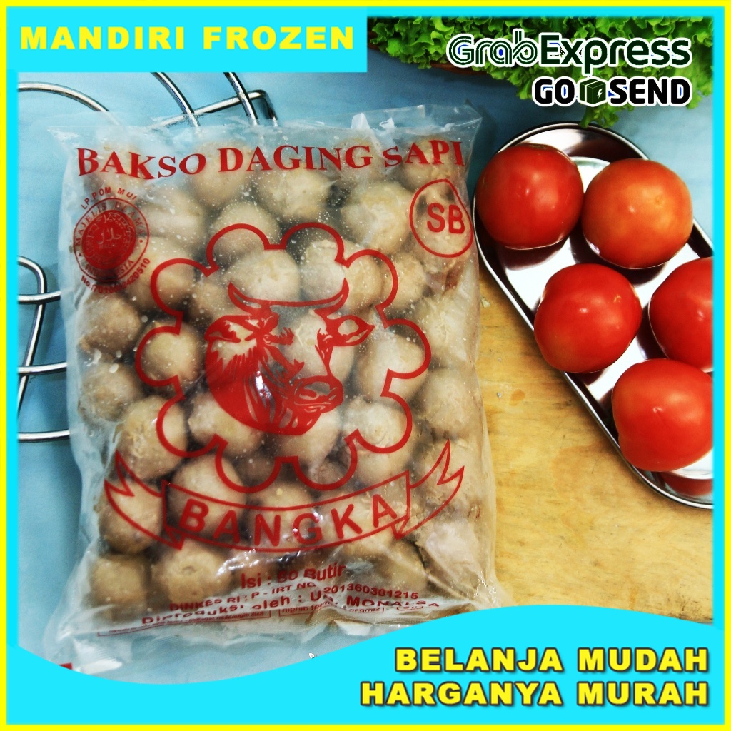 

Bakso Daging Sapi BANGKA isi 50pcs 600gr - Makanan Beku Olahan