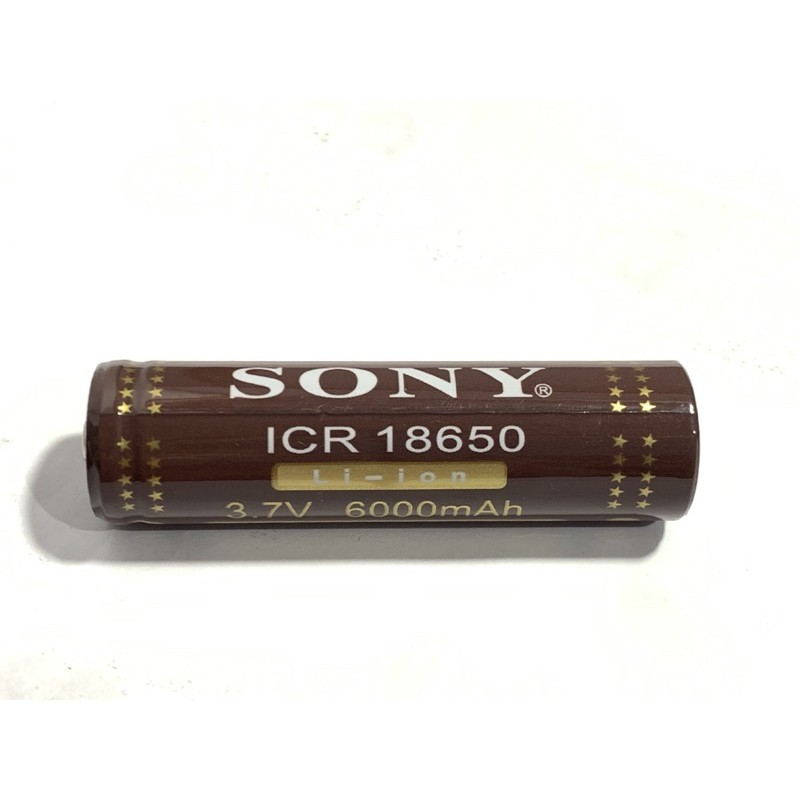 BATERAI BATRAI CAS CHARGE 18650 SONY ORI 6000mAh 3.7v 3.7Volt ICR BATERAI CAS SENTER LASER POINTER