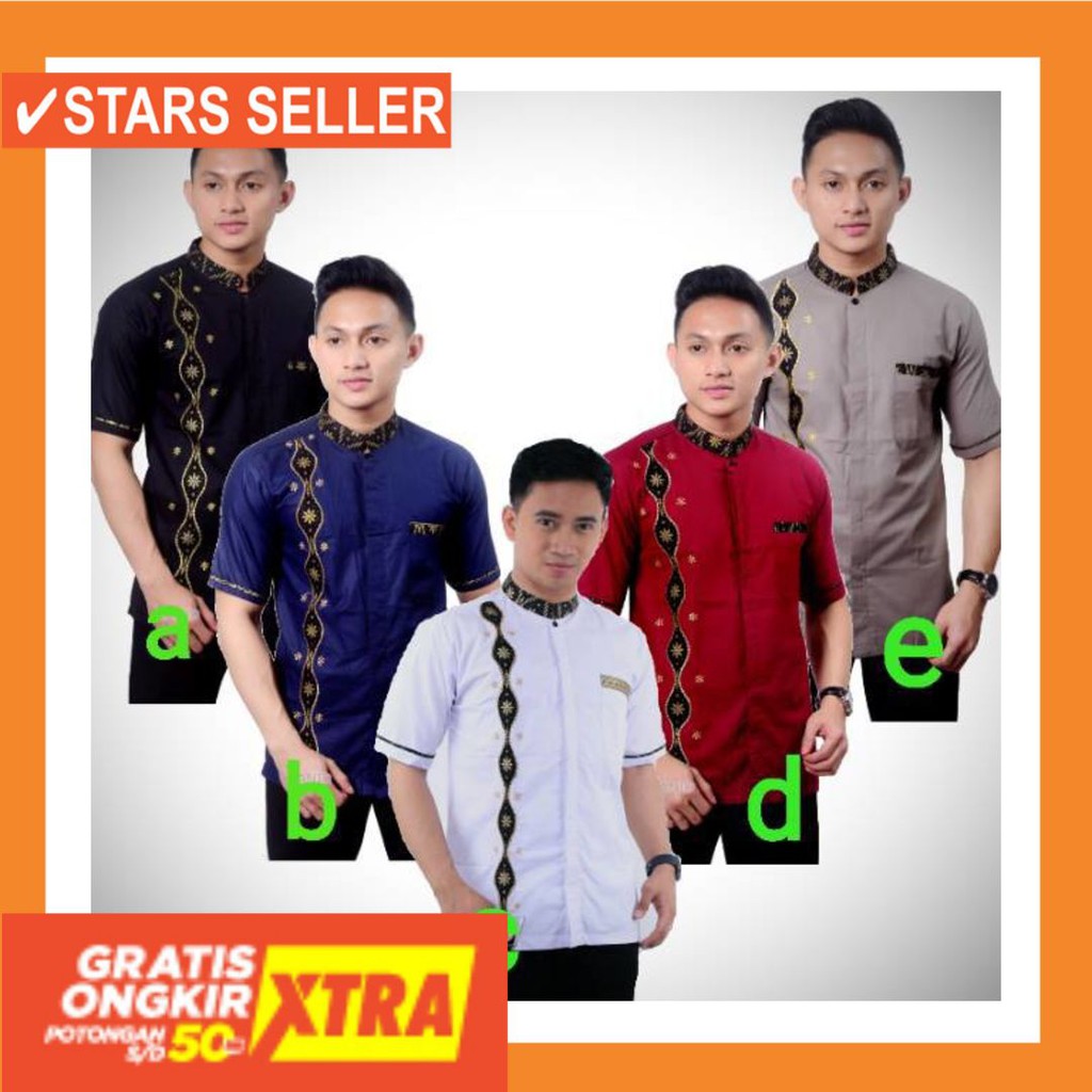 PAKAIAN MUSLIM TERBAIK PALING ANAK ORANG TUA PINK MURAH / KOKO BATIK KOMBINASI BATIK BUSANA MUSLIM