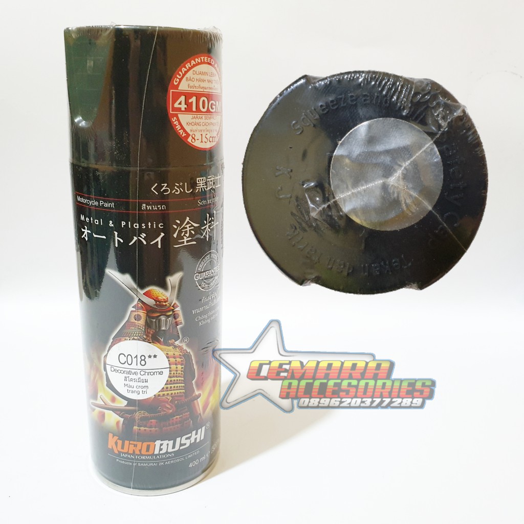

Pilox Samurai Paint C018 Decorative Chrome 400 ml - Cat Semprot