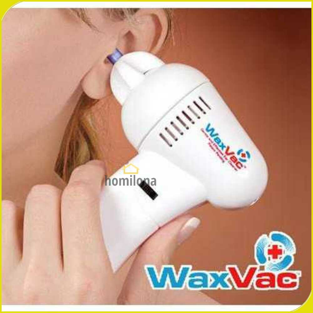 Electric Ear Wax Vacuum Pembersih Kotoran Telinga - WaxVac 682 - White