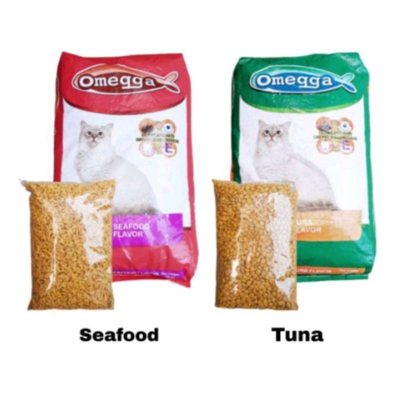 CAT FOOD MAKANAN KUCING OMEGA CAT REPACK 1 KG