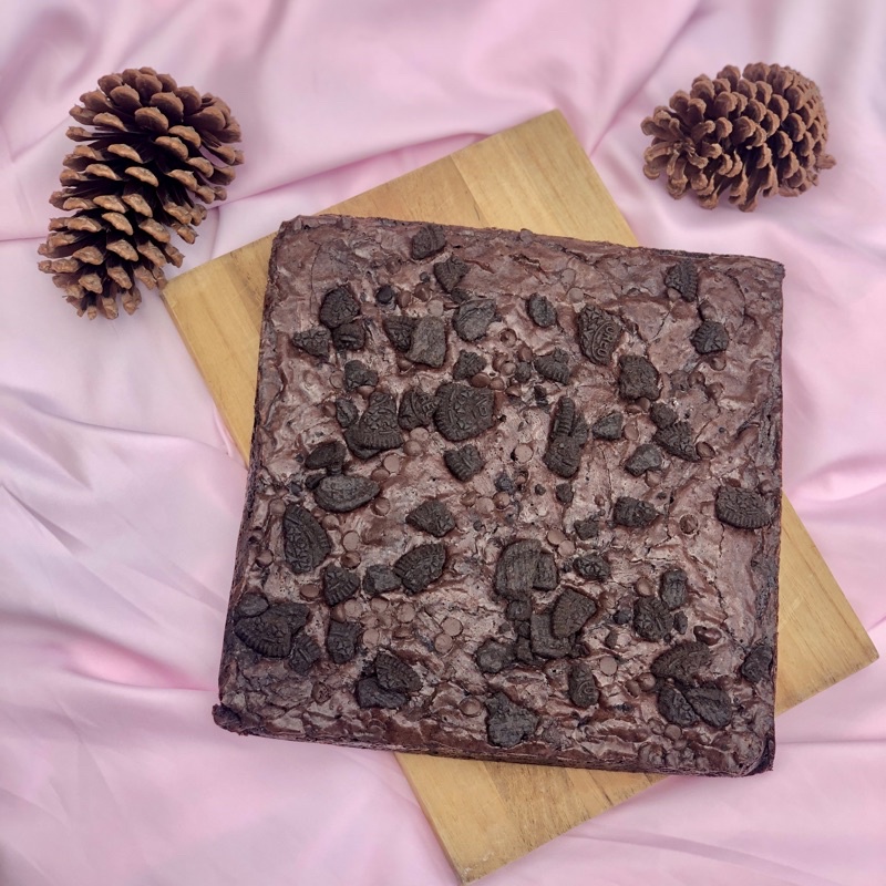 

almond choco brownies