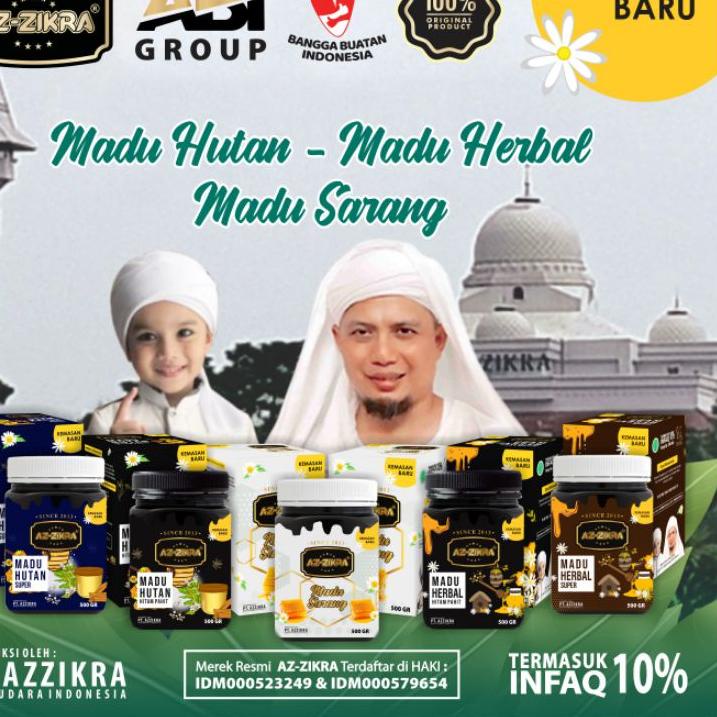 

Promo 10.10!!SR-1283Madu Azzikra Az-Zikra Kemasan Baru 500gr ASLI ( Hutan Herbal Sarang ) Super dan